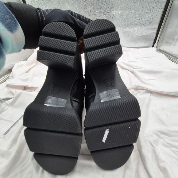 NEW Naturalizer Myla Ankle Boots in black leather leather size 9 - Picture 8 of 8